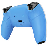 eXtremeRate Starlight Blue Performance Rubberized Grip Redesigned Back Shell for PS5 Controller eXtremerate RISE Remap Kit - Controller & RISE Remap Board NOT Included - UPFU6006