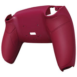 eXtremeRate Cosmic Red Performance Rubberized Grip Redesigned Back Shell for PS5 Controller eXtremerate RISE Remap Kit - Controller & RISE Remap Board NOT Included - UPFU6008