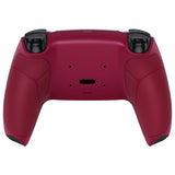 eXtremeRate Cosmic Red Performance Rubberized Grip Redesigned Back Shell for PS5 Controller eXtremerate RISE Remap Kit - Controller & RISE Remap Board NOT Included - UPFU6008