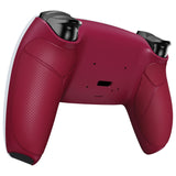 eXtremeRate Cosmic Red Performance Rubberized Grip Redesigned Back Shell for PS5 Controller eXtremerate RISE Remap Kit - Controller & RISE Remap Board NOT Included - UPFU6008