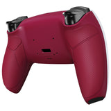 eXtremeRate Cosmic Red Performance Rubberized Grip Redesigned Back Shell for PS5 Controller eXtremerate RISE Remap Kit - Controller & RISE Remap Board NOT Included - UPFU6008