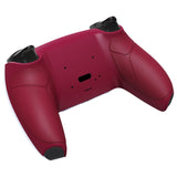 eXtremeRate Cosmic Red Performance Rubberized Grip Redesigned Back Shell for PS5 Controller eXtremerate RISE Remap Kit - Controller & RISE Remap Board NOT Included - UPFU6008