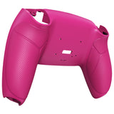 eXtremeRate Nova Pink Performance Rubberized Grip Redesigned Back Shell for PS5 Controller eXtremerate RISE Remap Kit - Controller & RISE Remap Board NOT Included - UPFU6009