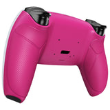 eXtremeRate Nova Pink Performance Rubberized Grip Redesigned Back Shell for PS5 Controller eXtremerate RISE Remap Kit - Controller & RISE Remap Board NOT Included - UPFU6009