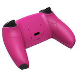 eXtremeRate Nova Pink Performance Rubberized Grip Redesigned Back Shell for PS5 Controller eXtremerate RISE Remap Kit - Controller & RISE Remap Board NOT Included - UPFU6009