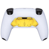 eXtremeRate Chrome Gold Replacement Redesigned K1 K2 K3 K4 Back Buttons Housing Shell for PS5 Controller eXtremeRate RISE4 Remap Kit - Controller & RISE4 Remap Board NOT Included - VPFD4001