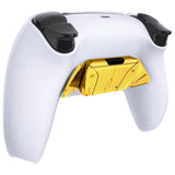 eXtremeRate Chrome Gold Replacement Redesigned K1 K2 K3 K4 Back Buttons Housing Shell for PS5 Controller eXtremeRate RISE4 Remap Kit - Controller & RISE4 Remap Board NOT Included - VPFD4001