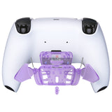 eXtremeRate Clear Atomic Purple Replacement Redesigned K1 K2 K3 K4 Back Buttons Housing Shell for PS5 Controller eXtremeRate RISE4 Remap Kit - Controller & RISE4 Remap Board NOT Included - VPFM5004