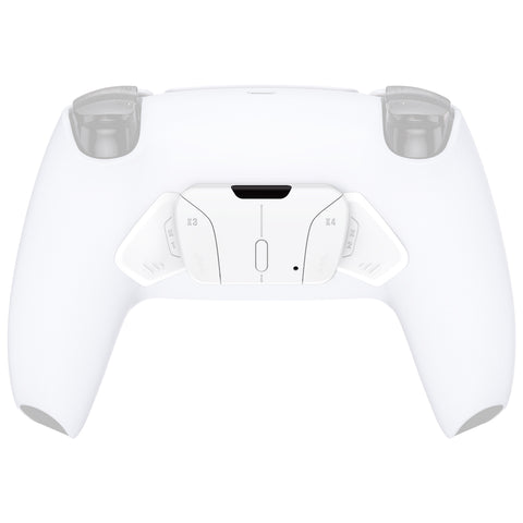 eXtremeRate White Replacement Redesigned K1 K2 K3 K4 Back Buttons Housing Shell for PS5 Controller eXtremeRate RISE4 Remap Kit - Controller & RISE4 Remap Board NOT Included - VPFP3001