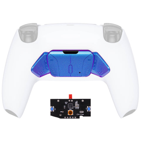 eXtremeRate Turn RISE to RISE4 Kit – Redesigned Chameleon Purple Blue K1 K2 K3 K4 Back Buttons Housing & Remap PCB Board for PS5 Controller eXtremeRate RISE & RISE4 Remap kit - Controller & Other RISE Accessories NOT Included - VPFP3003P