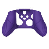 PlayVital Samurai Edition Purple Anti-slip Controller Grip Silicone Skin, Ergonomic Soft Rubber Protective Case Cover for Xbox Series S/X Controller with Black Thumb Stick Caps - WAX3007