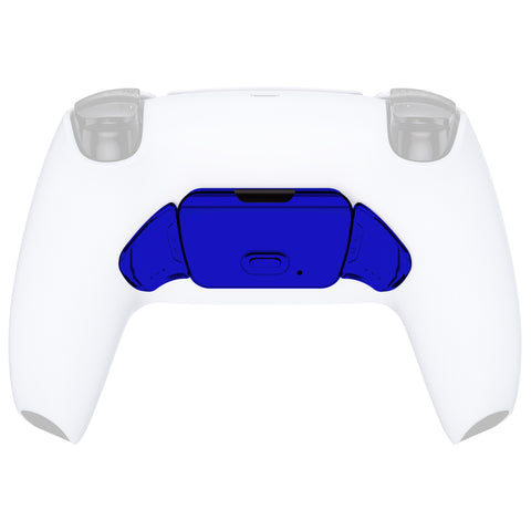 eXtremeRate Chrome Blue Replacement Redesigned K1 K2 Back Button Housing Shell for PS5 Controller eXtremerate RISE Remap Kit - Controller & RISE Remap Board NOT Included - WPFD4004