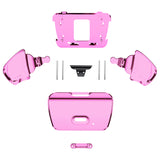 eXtremeRate Chrome Pink Replacement Redesigned K1 K2 Back Button Housing Shell for PS5 Controller eXtremerate RISE Remap Kit - Controller & RISE Remap Board NOT Included - WPFD4007