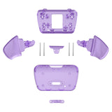 eXtremeRate Clear Atomic Purple Replacement Redesigned K1 K2 Back Button Housing Shell for PS5 Controller eXtremerate RISE Remap Kit - Controller & RISE Remap Board NOT Included - WPFM5005