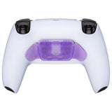 eXtremeRate Clear Atomic Purple Replacement Redesigned K1 K2 Back Button Housing Shell for PS5 Controller eXtremerate RISE Remap Kit - Controller & RISE Remap Board NOT Included - WPFM5005