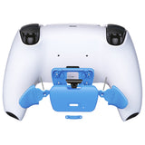 eXtremeRate Starlight Blue Replacement Redesigned K1 K2 Back Button Housing Shell for PS5 Controller eXtremerate RISE Remap Kit - Controller & RISE Remap Board NOT Included - WPFM5006