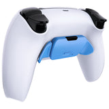 eXtremeRate Starlight Blue Replacement Redesigned K1 K2 Back Button Housing Shell for PS5 Controller eXtremerate RISE Remap Kit - Controller & RISE Remap Board NOT Included - WPFM5006