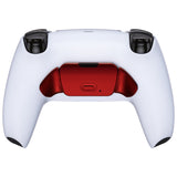 eXtremeRate Scarlet Red Replacement Redesigned K1 K2 Back Button Housing Shell for PS5 Controller eXtremerate RISE Remap Kit - Controller & RISE Remap Board NOT Included - WPFP3003