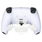 eXtremeRate White Replacement Redesigned K1 K2 Back Button Housing Shell for PS5 Controller eXtremerate RISE Remap Kit - Controller & RISE Remap Board NOT Included - WPFP3008