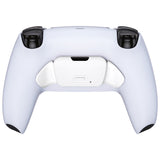 eXtremeRate White Replacement Redesigned K1 K2 Back Button Housing Shell for PS5 Controller eXtremerate RISE Remap Kit - Controller & RISE Remap Board NOT Included - WPFP3008