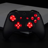 eXtremeRate Multi-Colors Luminated D-pad Thumbsticks Start Back ABXY Action Buttons (DTF) LED Kit for Xbox One Standard, Xbox One S X Controller 7 Colors 9 Modes Button Control - X1LED01