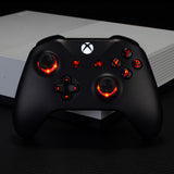 eXtremeRate Multi-Colors Luminated D-pad Thumbsticks Start Back ABXY Buttons (DTF) LED Kit for Xbox One Standard, Xbox One S X Controller 7 Colors 9 Modes Button Control with Classical Symbols Buttons - X1LED02