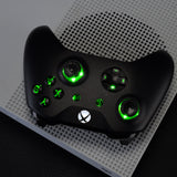 eXtremeRate Multi-Colors Luminated D-pad Thumbsticks Start Back ABXY Buttons (DTF) LED Kit for Xbox One Standard, Xbox One S X Controller 7 Colors 9 Modes Button Control with Classical Symbols Buttons - X1LED02