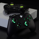 eXtremeRate Multi-Colors Luminated D-pad Thumbsticks Start Back ABXY Buttons (DTF) LED Kit for Xbox One Standard, Xbox One S X Controller 7 Colors 9 Modes Button Control with Classical Symbols Buttons - X1LED02