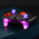 eXtremeRate Multi-Colors Luminated Bumpers Triggers Dpad Thumbsticks Start Back ABXY Action Buttons, DTFS (DTF 2.0 ) LED Kit for Xbox One S/X Controller (Model 1708) - Controller NOT Included - X1LED03