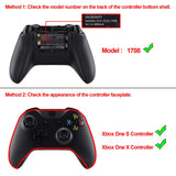 eXtremeRate Scarlet Red Multi-Colors Luminated Dpad Thumbsticks Start Back ABXY Action Buttons, Classical Symbols Buttons DTFS (DTF 2.0) LED Kit for Xbox One S/X Controller - Controller NOT Included - X1LED06