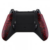 eXtremeRate Textured Red Lofty Remappable Remap & Trigger Stop Kit, Redesigned Back Shell & Side Rails & Back Buttons & Trigger Lock for Xbox One S X Controller 1708 - X1RM004