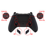 eXtremeRate Black Lofty Remappable Remap & Trigger Stop Kit, Upgrade Boards & Redesigned Back Shell & Side Rails & Back Buttons & Trigger Lock for Xbox One S / X Controller Model 1708 - X1RM012