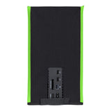 PlayVital Black & Neon Green Trim Nylon Dust Cover for Xbox Series X Console, Soft Neat Lining Dust Guard, Anti Scratch Waterproof Cover Sleeve for Xbox Series X Console - X3PJ011