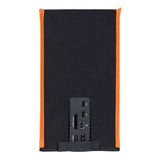 PlayVital Black & Orange Trim Nylon Dust Cover for Xbox Series X Console, Soft Neat Lining Dust Guard, Anti Scratch Waterproof Cover Sleeve for Xbox Series X Console - X3PJ012