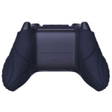 PlayVital Samurai Edition Midnight Blue Anti-slip Controller Grip Silicone Skin, Ergonomic Soft Rubber Protective Case Cover for Xbox Series S/X Controller with Black Thumb Stick Caps - WAX3003