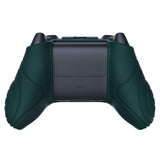 PlayVital Samurai Edition Racing Green Anti-slip Controller Grip Silicone Skin, Ergonomic Soft Rubber Protective Case Cover for Xbox Series S/X Controller with Black Thumb Stick Caps - WAX3004