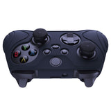 PlayVital Samurai Edition Midnight Blue Anti-slip Controller Grip Silicone Skin, Ergonomic Soft Rubber Protective Case Cover for Xbox Series S/X Controller with Black Thumb Stick Caps - WAX3003