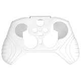 PlayVital Samurai Edition Anti Slip Silicone Case Cover for Xbox Elite Wireless Controller Series 2, Ergonomic Soft Rubber Skin Protector for Xbox Elite Series 2 with Thumb Grip Caps - White - XBE2M002