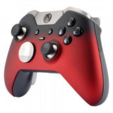 eXtremeRate Front Shell Rings Repair Part for Xbox One Elite Controller Model 1698 Shadow Red-XOEP004