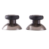 eXtremeRate Clear Black Custom Thumbsticks Joysticks Part For Microsoft Xbox one Controller - XOJ0115