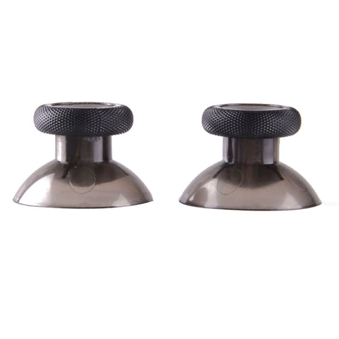 eXtremeRate Clear Black Custom Thumbsticks Joysticks Part For Microsoft Xbox one Controller - XOJ0115