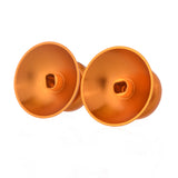 eXtremeRate Gold Metal Aluminium Thumbsticks Buttons Custom Parts For Xbox One Controller - XOJ0301