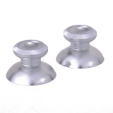 eXtremeRate Silver Metal Aluminium Thumbsticks Buttons Custom Parts For Xbox One Controller - XOJ0302