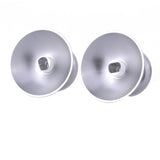 eXtremeRate Silver Metal Aluminium Thumbsticks Buttons Custom Parts For Xbox One Controller - XOJ0302