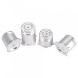 eXtremeRate Metal Aluminum Silver Bullet ABXY Custom Buttons Parts for Xbox One Controller - XOJ2002