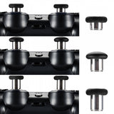 eXtremeRate Raised Anti-slip Analog Stick Dpad Metal Sets for Xbox One Elite Controller-XOJ2013