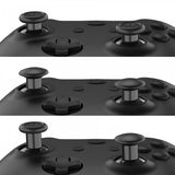 eXtremeRate ThumbsGear Interchangeable Ergonomic Thumbstick for Xbox Series X & S/Xbox One/Xbox One Elite/Xbox One S & X Controller with 3 Height Domed and Concave Grips Adjustable Joystick - Black - XOJ2104