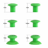 eXtremeRate ThumbsGear Interchangeable Ergonomic Thumbstick for Xbox Series X & S/Xbox One/Xbox One Elite/Xbox One S & X Controller with 3 Height Domed and Concave Grips Adjustable Joystick - Green - XOJ2113