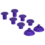 eXtremeRate ThumbsGear Interchangeable Ergonomic Thumbstick for Xbox Series X & S/Xbox One/Xbox One Elite/Xbox One S & X Controller with 3 Height Domed and Concave Grips Adjustable Joystick - Purple - XOJ2114