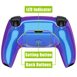 eXtremeRate Remappable Rise 2.0 Remap Kit for PS5 Controller BDM-010/020 - Chameleon Purple Blue - XPFP3001G2